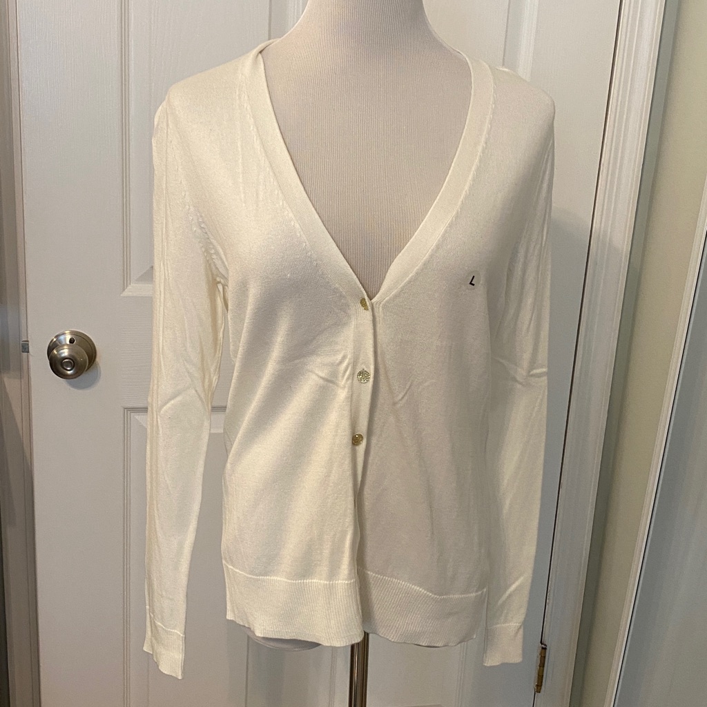 Brand New New York  Company Cream Cardigan